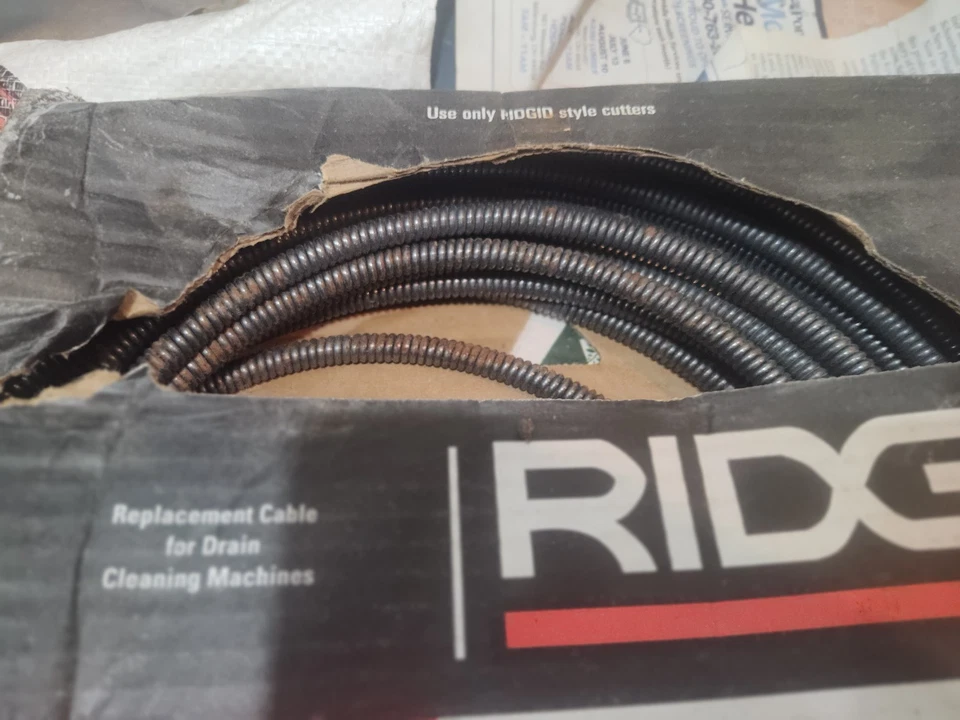 Cable de viento RIDGID modelo C-6 3/8 X 35 (10 mm) x 10,7 M) - 62260 Foto 2 de 4
