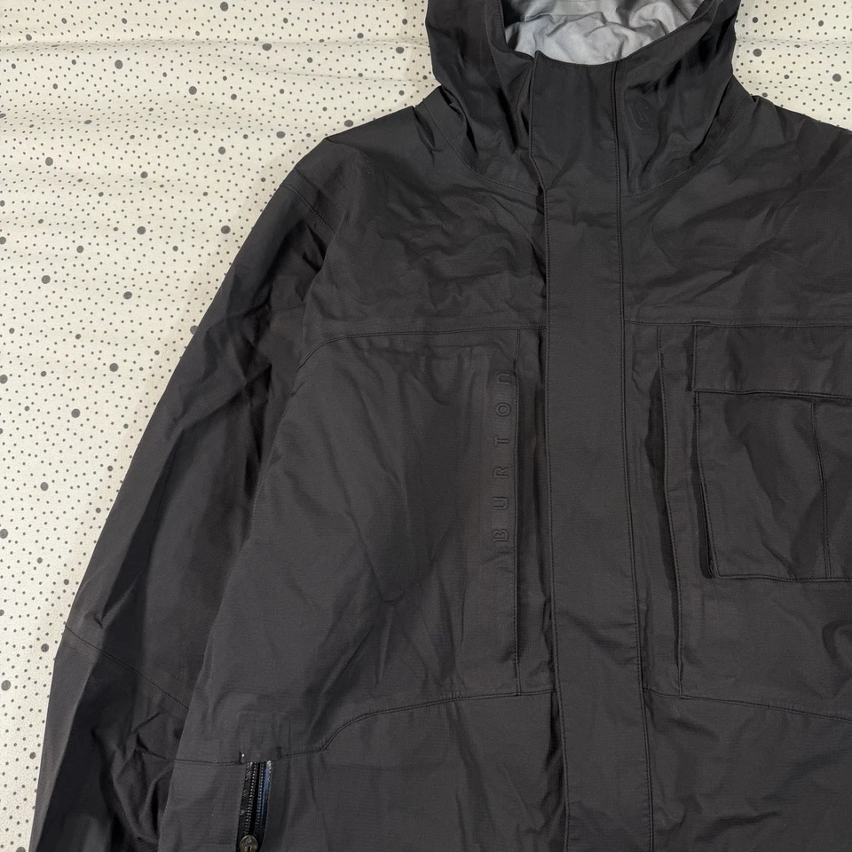 Chaqueta de Snowboard Burton Para Mujer M Negra Con Capucha Cremallera Completa Esquí Snowboard Gorpcore Foto 2 de 4