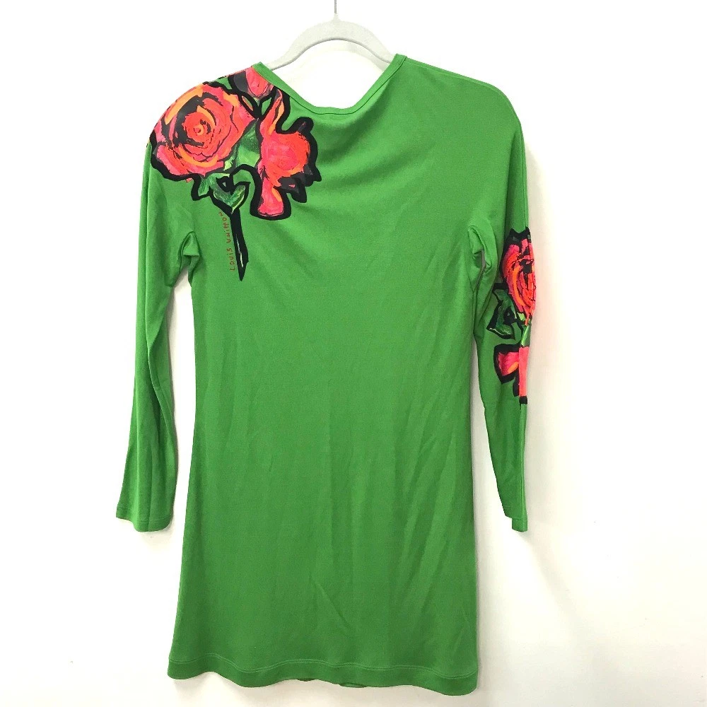LOUIS VUITTON（LV） LOUIS VUITTON StephenS Bro Rose Abito Manica Lunga Rayon [U