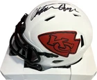 Kansas City Chiefs Christian Okoye Signed Lunar Eclipse Mini Helmet JSA Cert