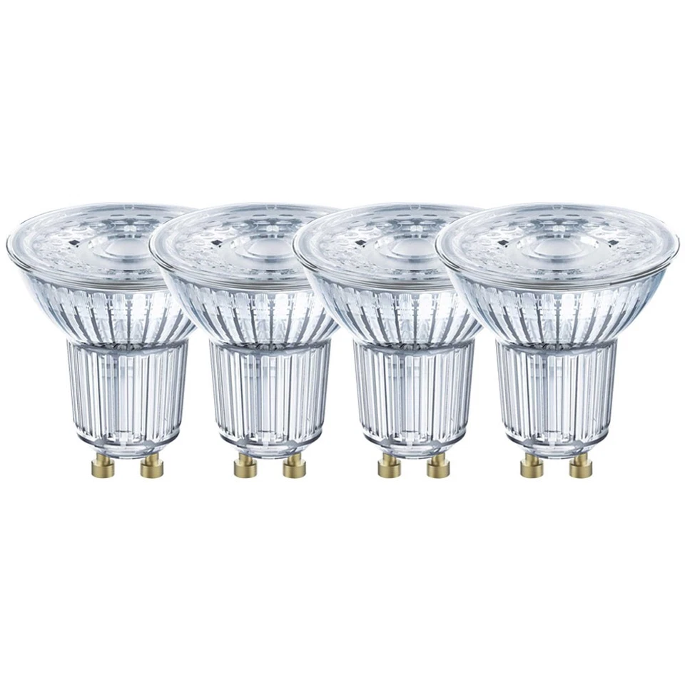 4 x Ledvance LED Smart+ Glas Reflektor 5W = 40W GU10 warmweiß Dimmbar Bluetooth