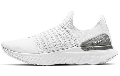 Nike React Phantom Run Flyknit 2 White Pure Platinum Women's - CJ0280-100 MT