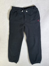 Polo Ralph Lauren Sweatpants Joggers Pants Youth Boys Medium 10-12 Black