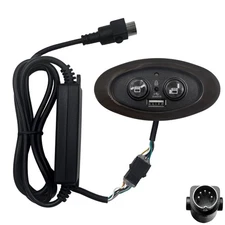 2 Button 5 Pin Switch Kaidi KDH101B-305 Power Recliner Hand Control with USB