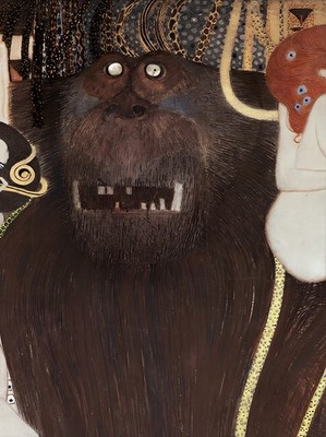 Gustav Klimt Beethovenfries - Sektion Feindliche Mächte Symbolist Meisterwerk Kunst