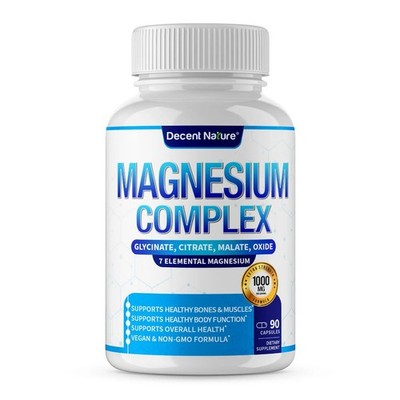 Multi Element Magnesium Complex 1000mg Mineral Health Supplement 90ct