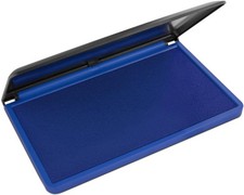 Large Premium Blue Ink Stamp Pad 3.5x6.25 Inch Quality Felt Office Supply