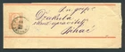 HUNGARY CROATIA 1880 wrapper from ZAGREB to BIHAC