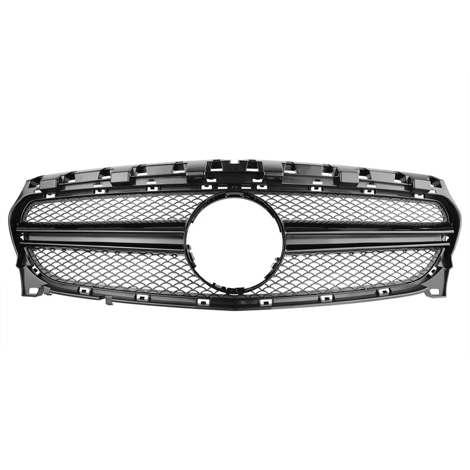 Black Grill Grille For Mercedes Benz C117 W117 2013-2019 CLA250 CLA45 CLA180 Foto 2 de 4
