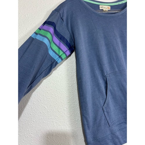 NWT C & C California Kids Girls Size 14 16 Blue Lightweight Sweater - Picture 4 of 7