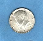 1969 D About Uncirculated AU 40% Silver Kennedy Half Dollar