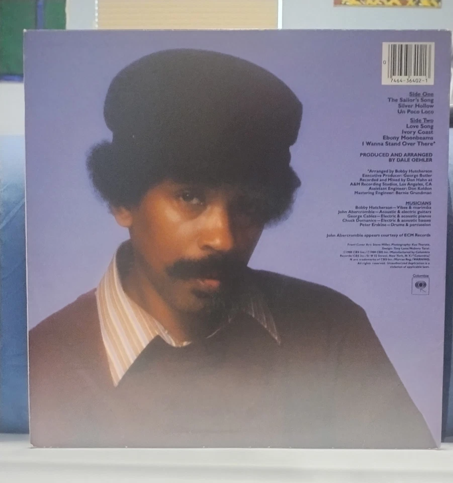 BOBBY HUTCHERSON Un Poco Loco EXC 1980 COLUMBIA LP Jazz Fusion JOHN ABERCROMBIE - Image 3 of 4