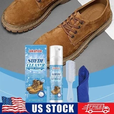 / 3.4oz Shoe Cleaner Kit W/ Brush - Sneaker Fabric and Sole Foam Cleaning Home