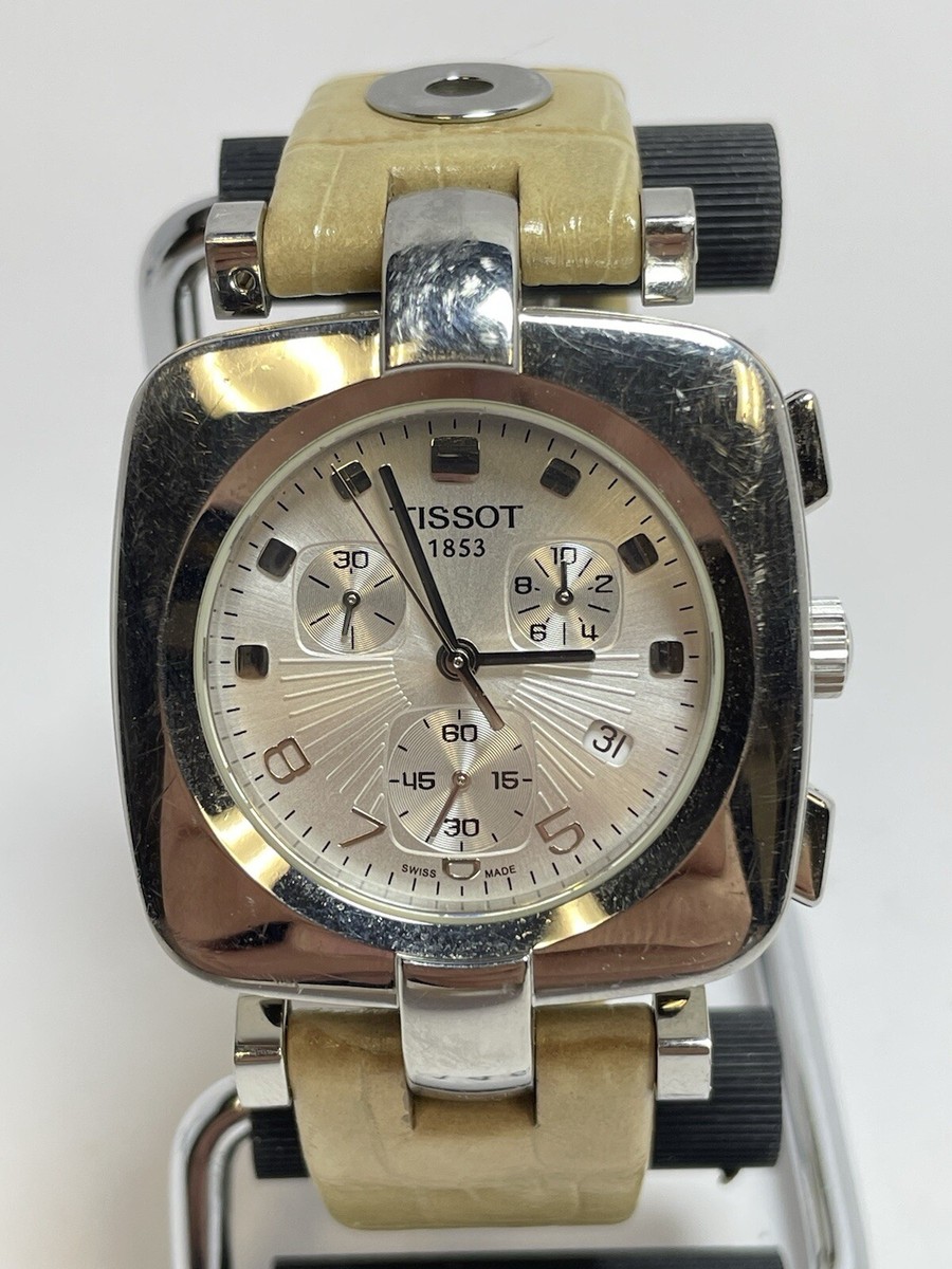 Tissot Odaci-T Quartz Watch T020317A Chronograph (New Battery