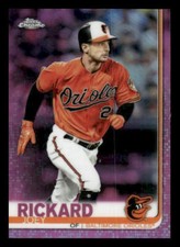 2019 Topps Chrome #60 Joey Rickard Pink Refractor Baltimore Orioles