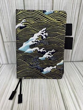 Hobonichi Style Notebook Cover A6 Size? Planner Japanese Gold Wave READ DETAILS