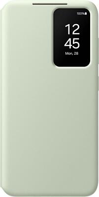 Original / Offizielle Samsung Galaxy S24 Smart View Wallet Case / Hülle Hellgrün