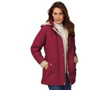 New Tudor Court Two-tone Insulated Detachable Hood Zip Up Winter Jacket Size S