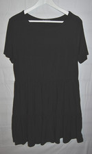 Women's NIK AND NASH Black Knit Dress Size L Tiered
