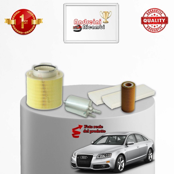 Set Service 4 Filter Audi A6 C6 2.8 FSI 154KW 210CV Von 2006-> 2008-image