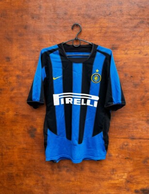INTER MILAN 2003/2004 HOME FOOTBALL SHIRT JERSEY NIKE SIZE M ADULT