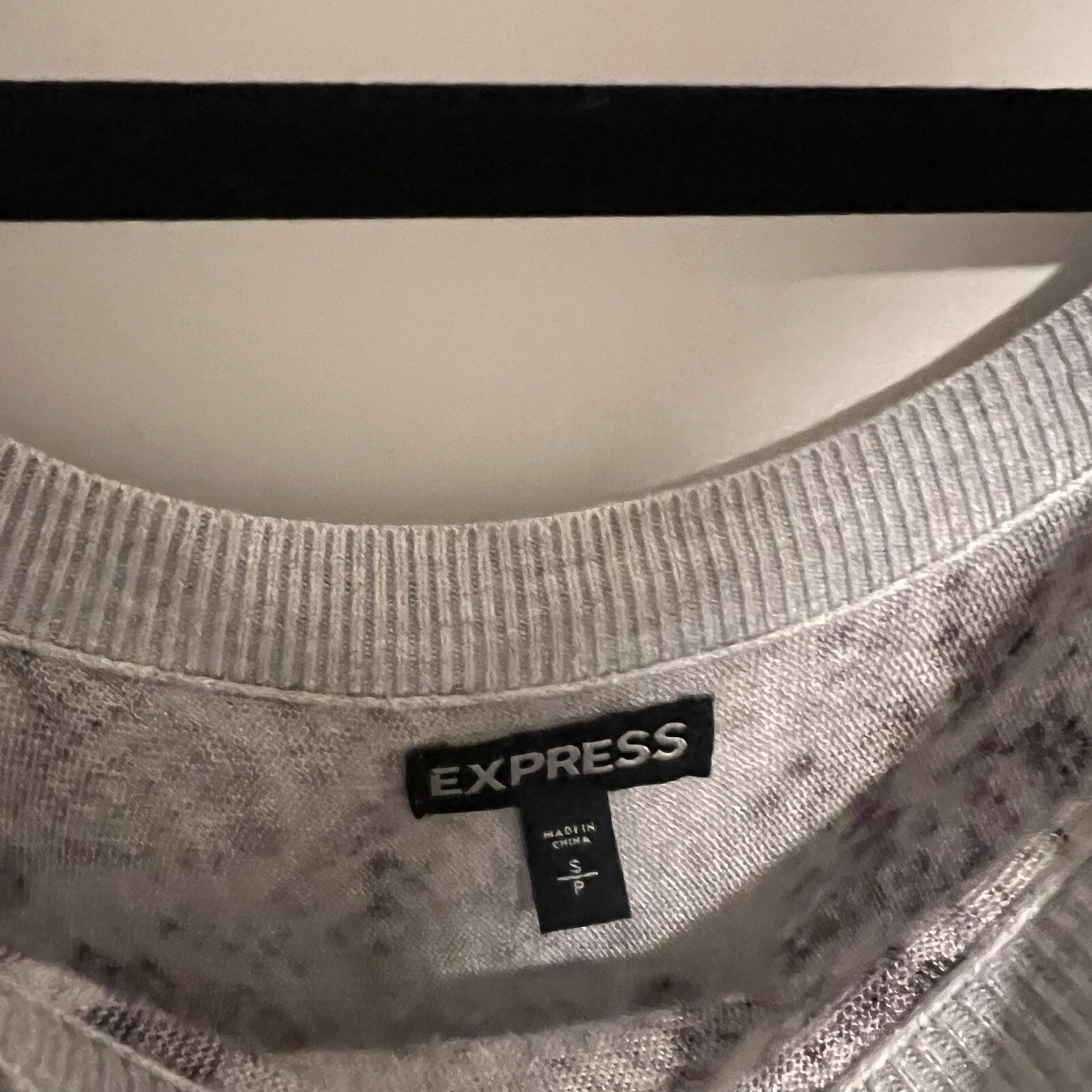 Express Shirt Womens Small Brown Python Print - image 2