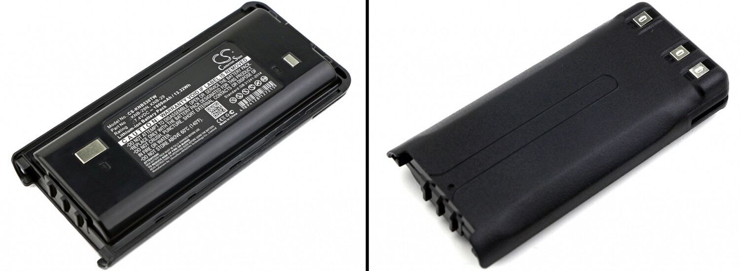 Batterie KNB-29 pour réparer un talkie Kenwood TK-2200 qui ne tient plus la charge