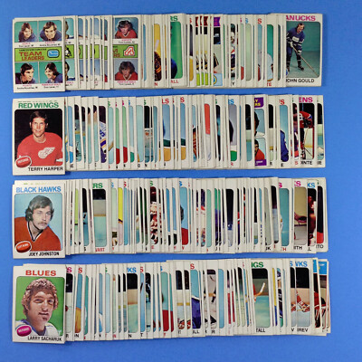 1975-76 Topps Hockey Cards Stars Commons Rookies U-Pick Hockey Cards