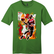 NEW ART SOCIETY AIR MJ WILDSTYLE TEE SHIRT KIWI GREEN SMALL-4XLARGE MADE IN USA