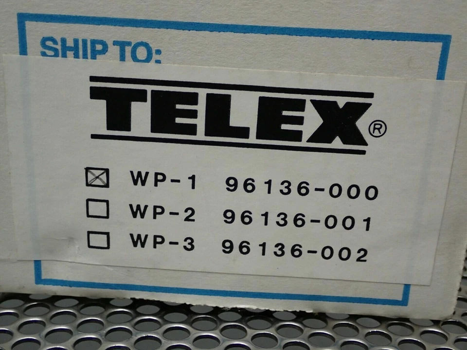Placa de pared de un solo canal TELEX WP-1 96136-000 nuevo stock antiguo Foto 3 de 4