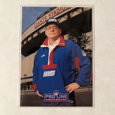 1991 NFL Pro Line Portraits Football Card #289 Ray Handley Coach