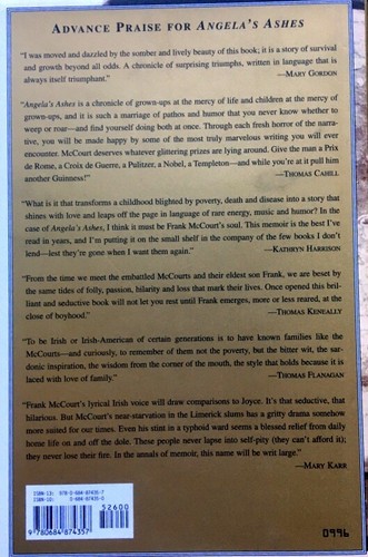 The Frank Mccourt Memoirs Ser.: Angela's Ashes : A Memoir by Frank McCourt... - Picture 3 of 11