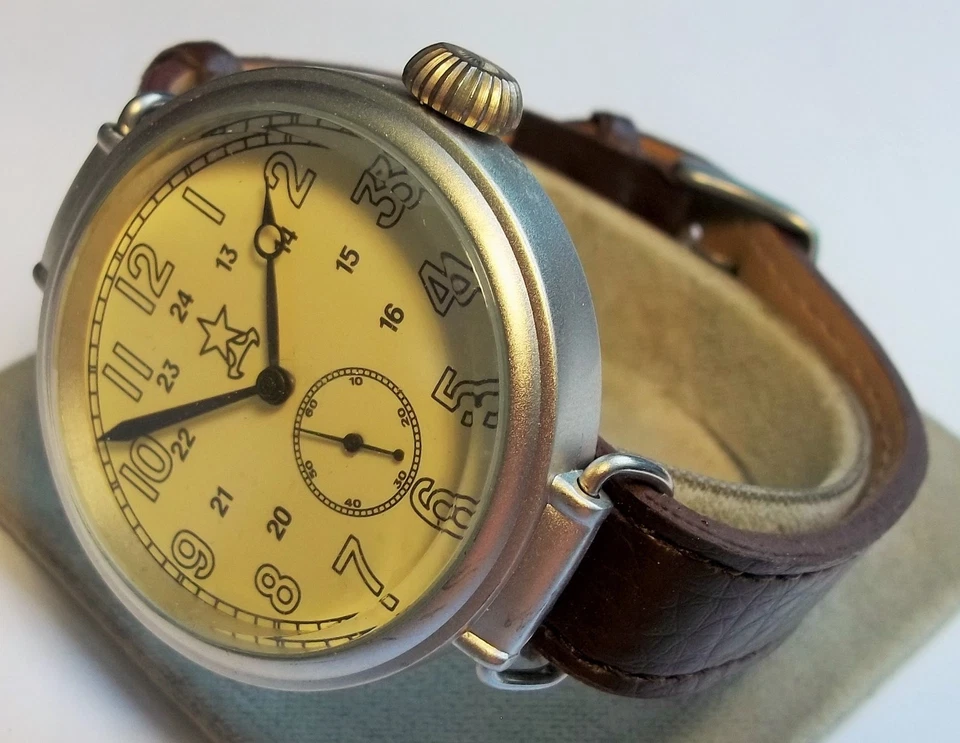  Faksimile russische CCCP B-Uhr Beobachtungsuhr  Militär Luftwaffe mechanisch - Bild 1 von 1
