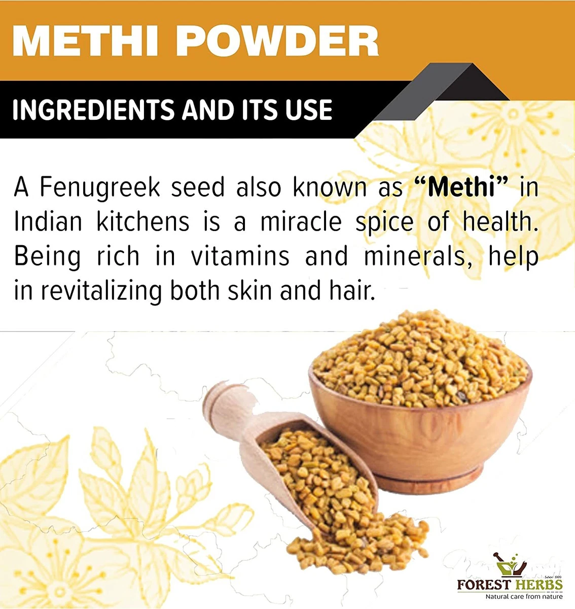 Details more than 146 methi powder for hair POPPY