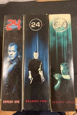 24: Twenty Four TV Series on DVD Seasons 1 & 2 & 3  Kiefer Sutherland