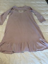 CARTER  S GIRLS LONG NIGHT GOWN LAVENDER SZ 8/10 Pre Owned