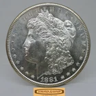 1881-S Morgan Silver Dollar, Brilliant Uncirculated - #C46381NQ