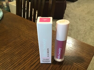 POLITE SOCIETY B.I.G. MOUTH LIP PLUMPING OIL GLOSS in GOSSIP GIRL NEW!