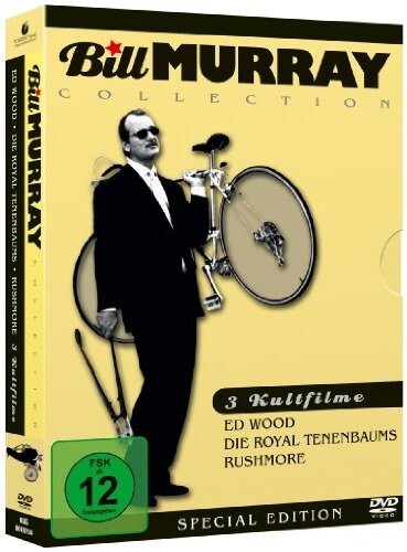 Bill Murray collection: Ed Wood , Die Royal Tenenbaums, Rushmore 3x DVD NEU - Bild 1 von 1