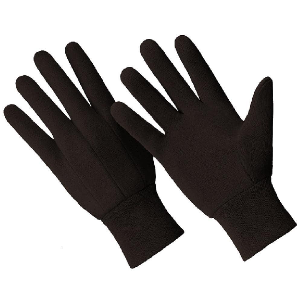 Jersey Gloves MultiPurpose Poly/Cotton Brown 12 Pair Value Pack eBay