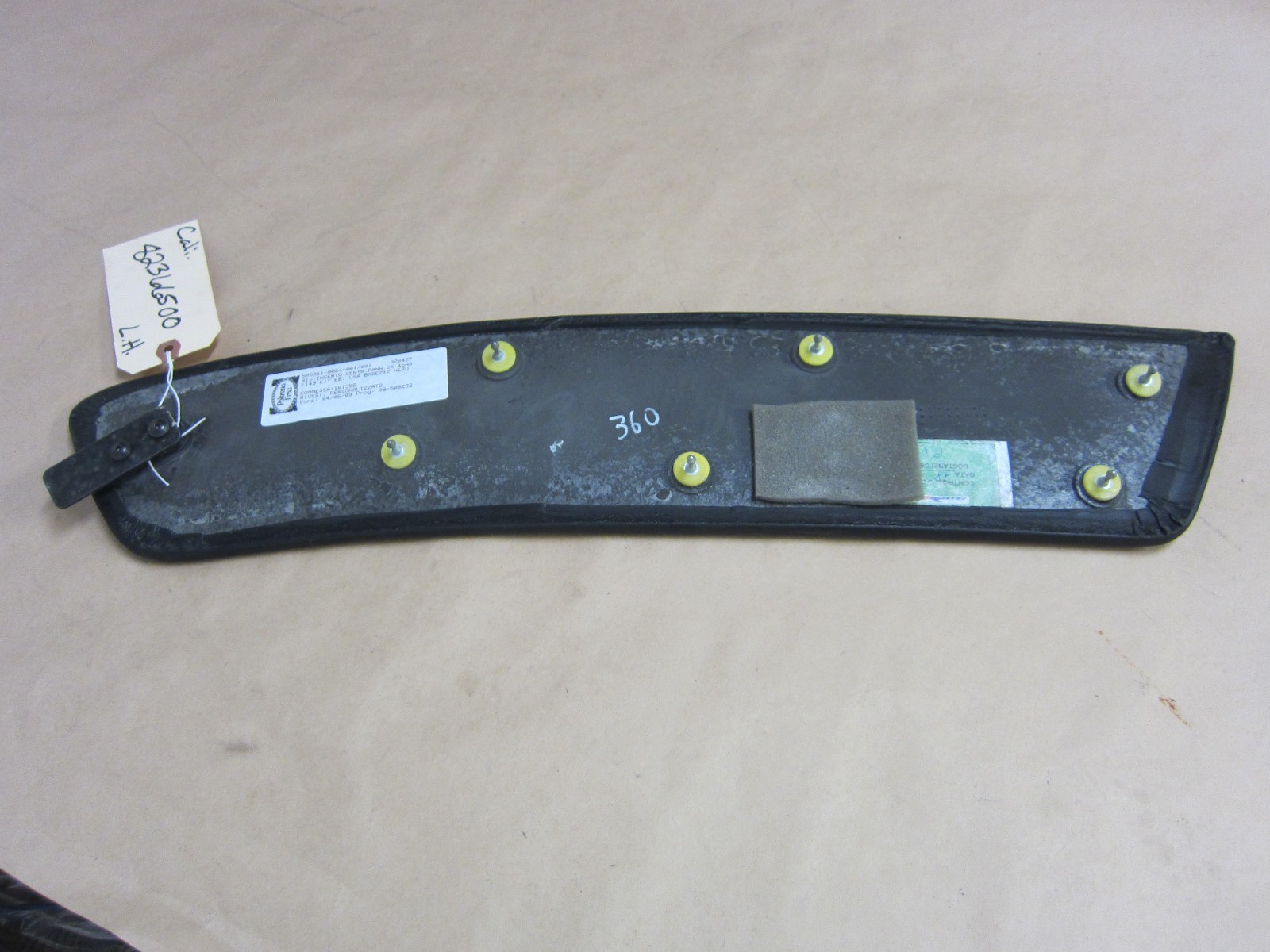 Ferrari California..Left Side Interior Panel/Insert...Part# 82366600