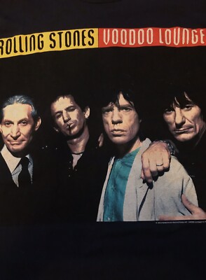 Vintage OG 90's 94 95 Rolling Stones Voodoo Lounge Tour T Vintage OG 90's 94 95 Rolling Stones Voodoo Lounge Tour T
