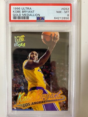 その他 1996-97 Fleer Ultra Court Masters kobe 1996-97 Fleer Ultra KOBE BRYANT #G-52 Gold Medallion Rookie RC PSA