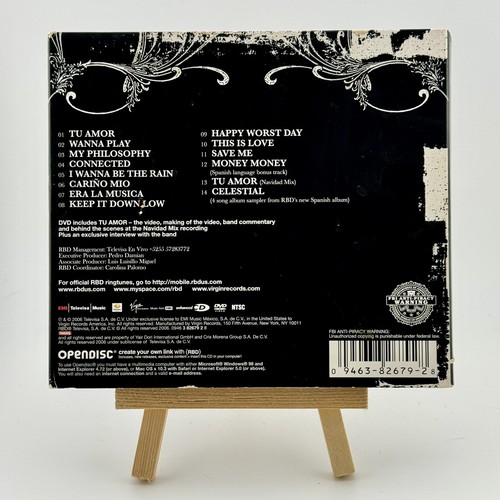 RBD REBELS CD & DVD - Latin POP Deluxe Limited Ed ANAHI Digipak Promo Edge Cut - Picture 3 of 4