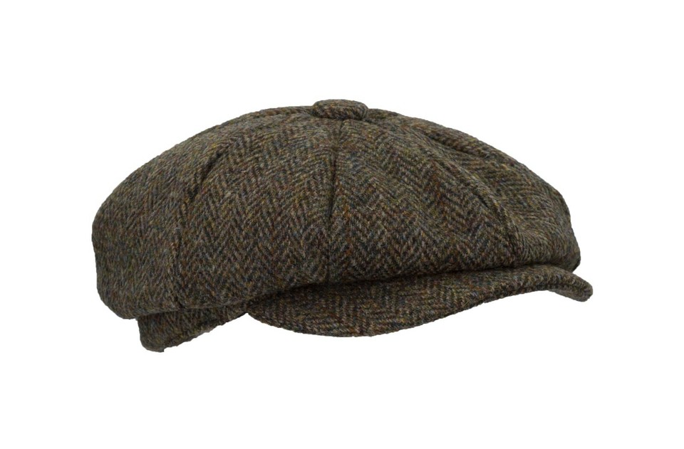 WALKER AND HAWKES - Berretto Piatto Harris Tweed Oakmoor, Midnight Blue L 129188547 - Foto 4