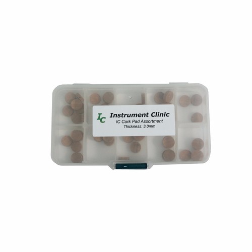 Instrument Clinic Premium Cork Pads, Assortment, 50 Pads, 3