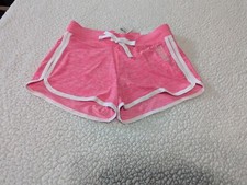 Justice Active Dolphin Youth Girls Athletic Shorts Running Pink/White Size 10