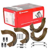 Brembo Bremsbackensatz + Federn FüR Hyundai Santa FE 2 CM Tucson TL Sportage XM