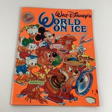 Disney World On Ice 1990 Souvenir Program Activity Book Chip Dale Roger Rabbit