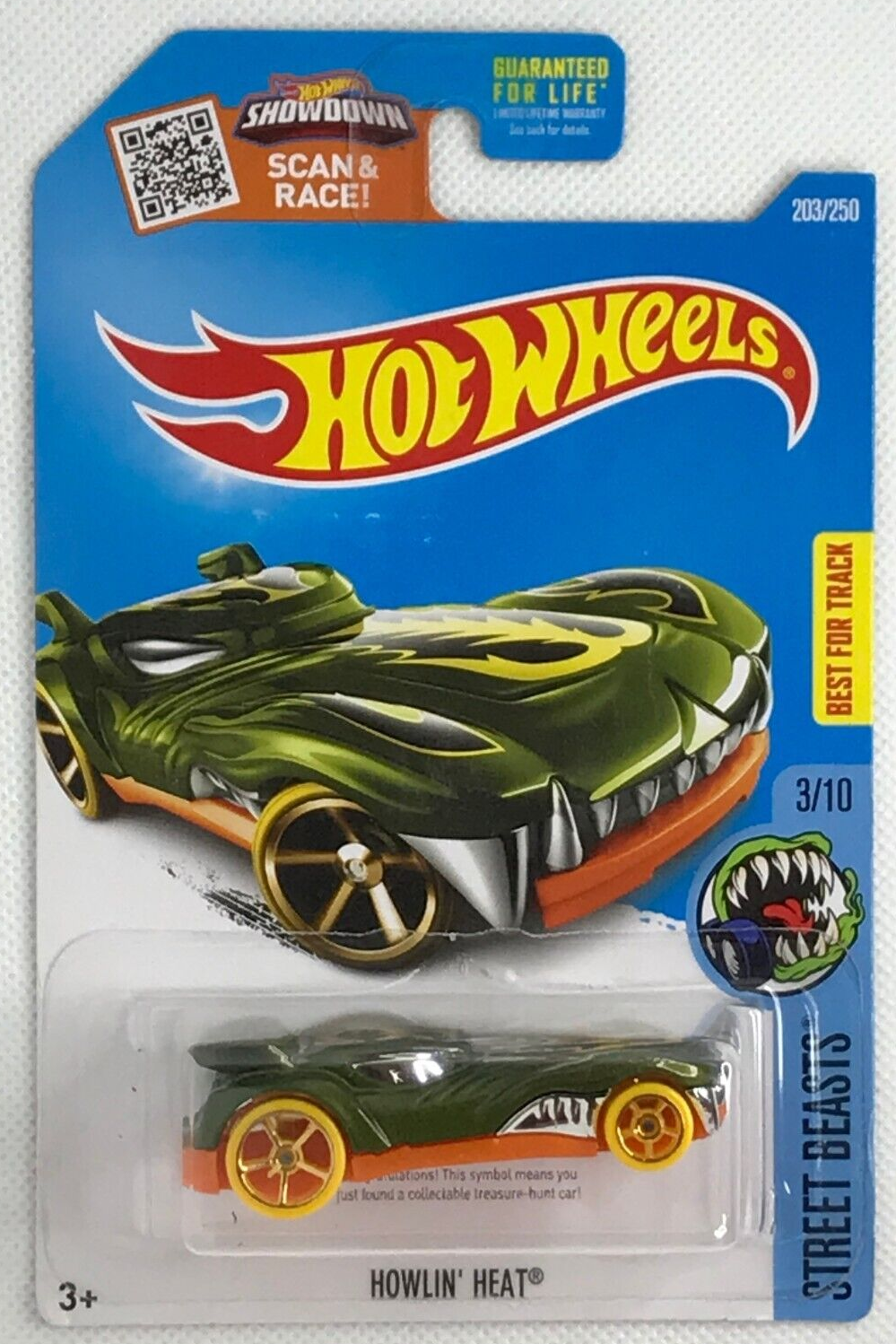 2016 Hot Wheels Treasure Hunts Howlin' Heat Limited Edition #3 Of 10